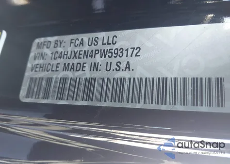 2023 Jeep Wrangler 4-Door High Altitude 4X4 из США, поврежденный, VIN 1C4HJXEN4PW593172